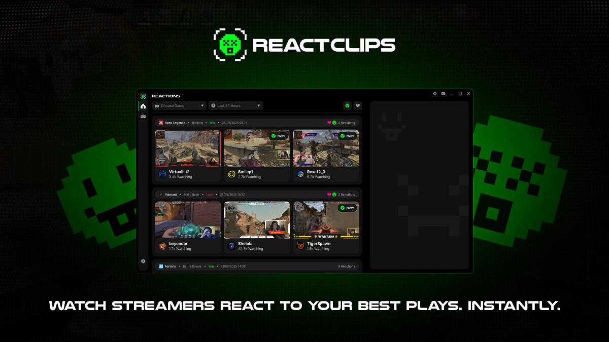 ReactClips screenshot 1