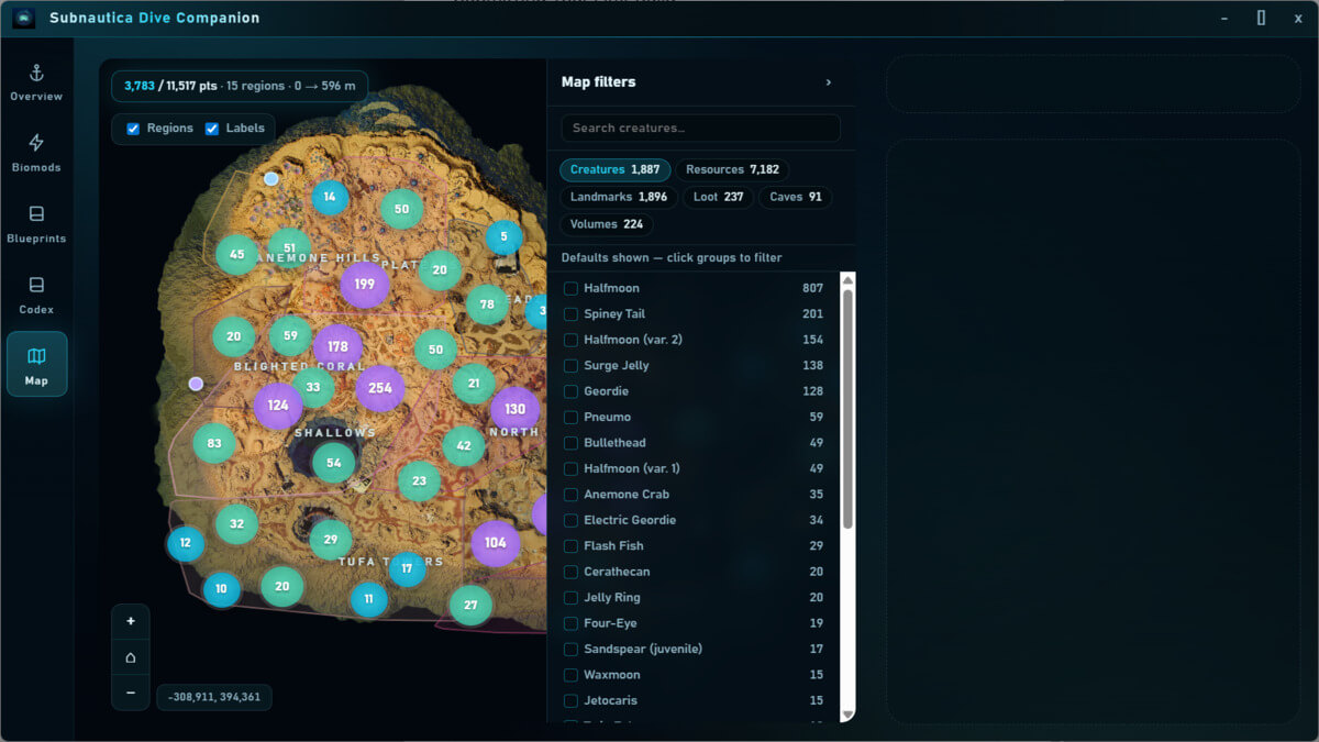 Subnautica Dive Companion screenshot 1