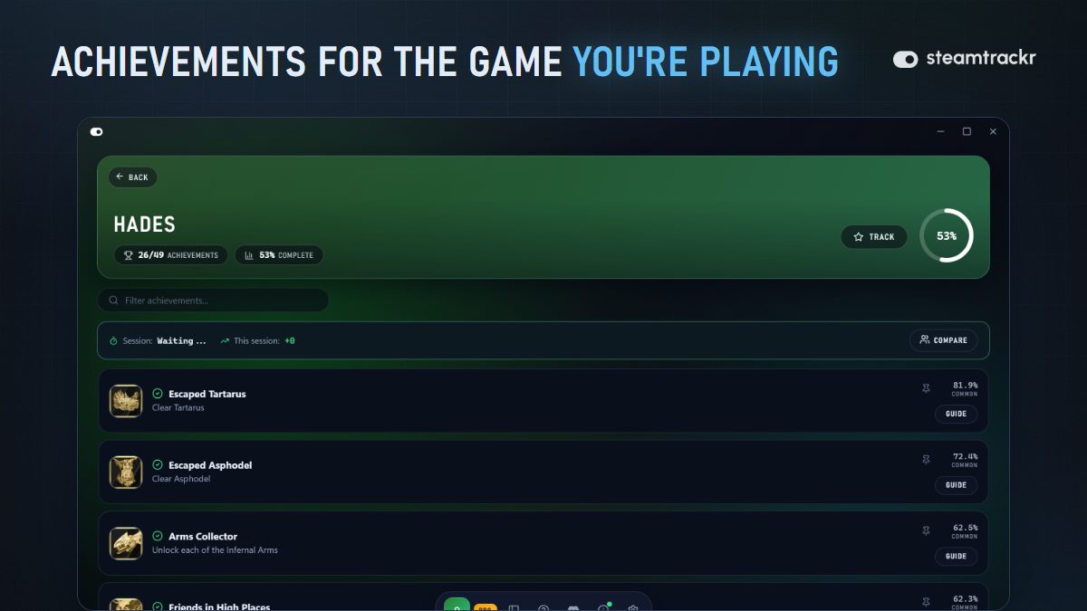 SteamTrackr screenshot 1