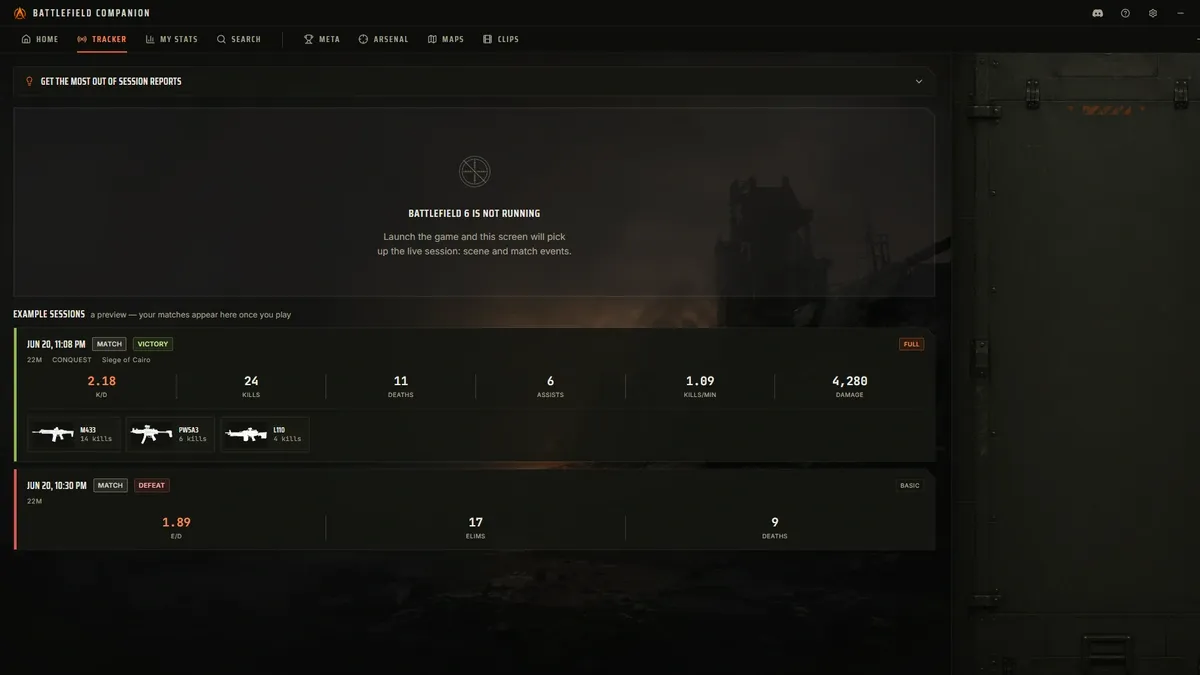 Battlefield Companion screenshot 3