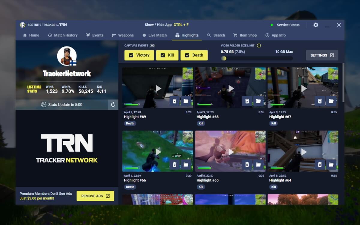 Fortnite Tracker screenshot 5