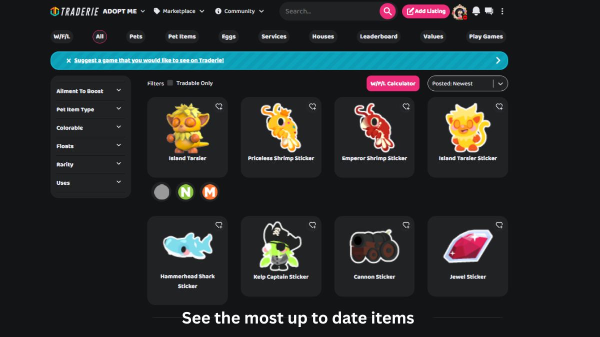 Traderie screenshot 2