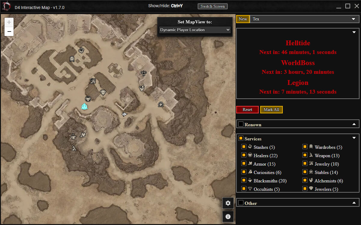 D4 Interactive Map screenshot 2