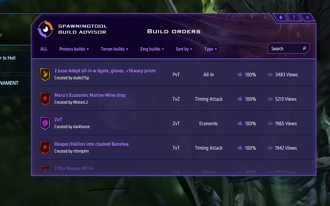 Spawning Tool Build Advisor screenshot 3