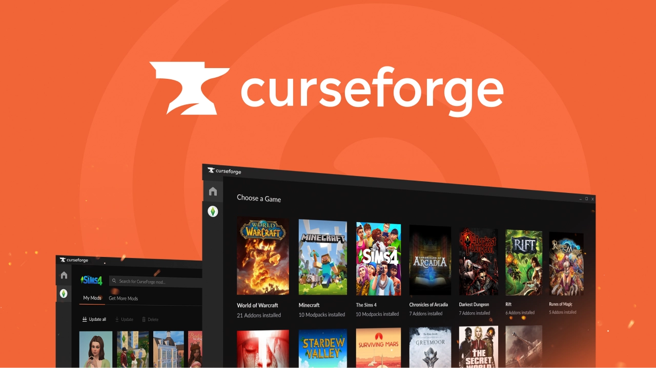 CurseForge screenshot 1