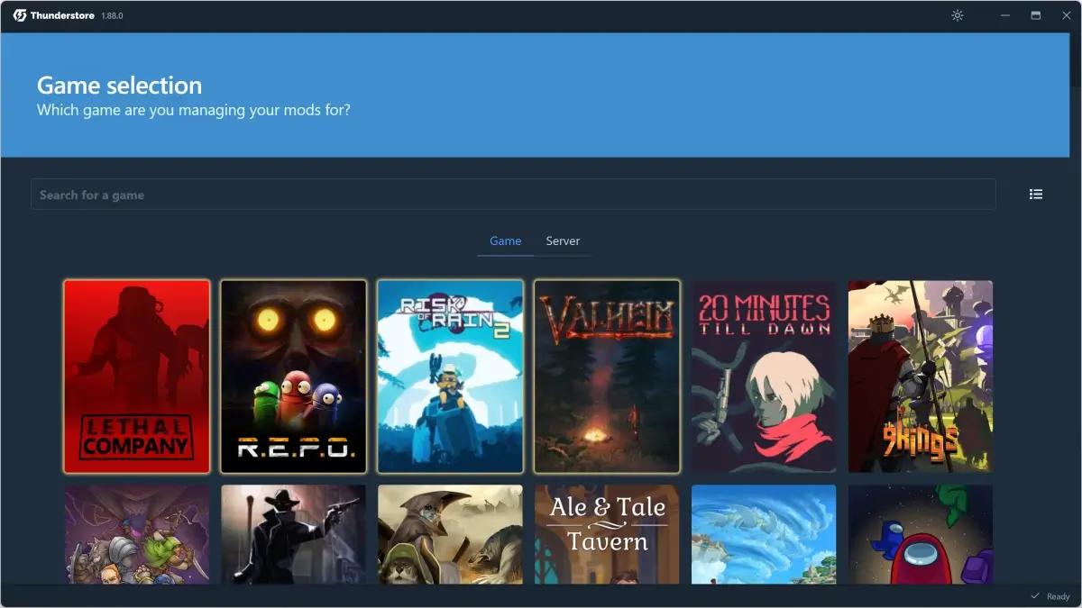 Thunderstore Mod Manager screenshot 1