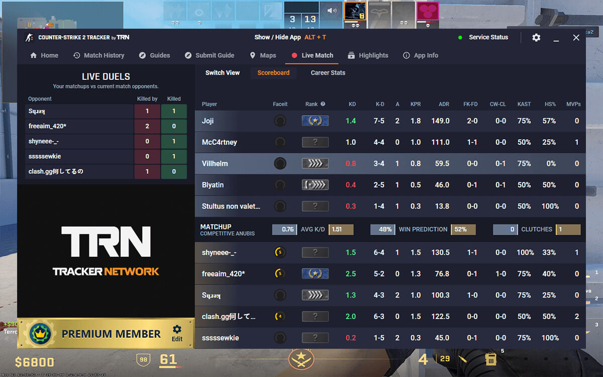 Counter-Strike 2 Tracker screenshot 2
