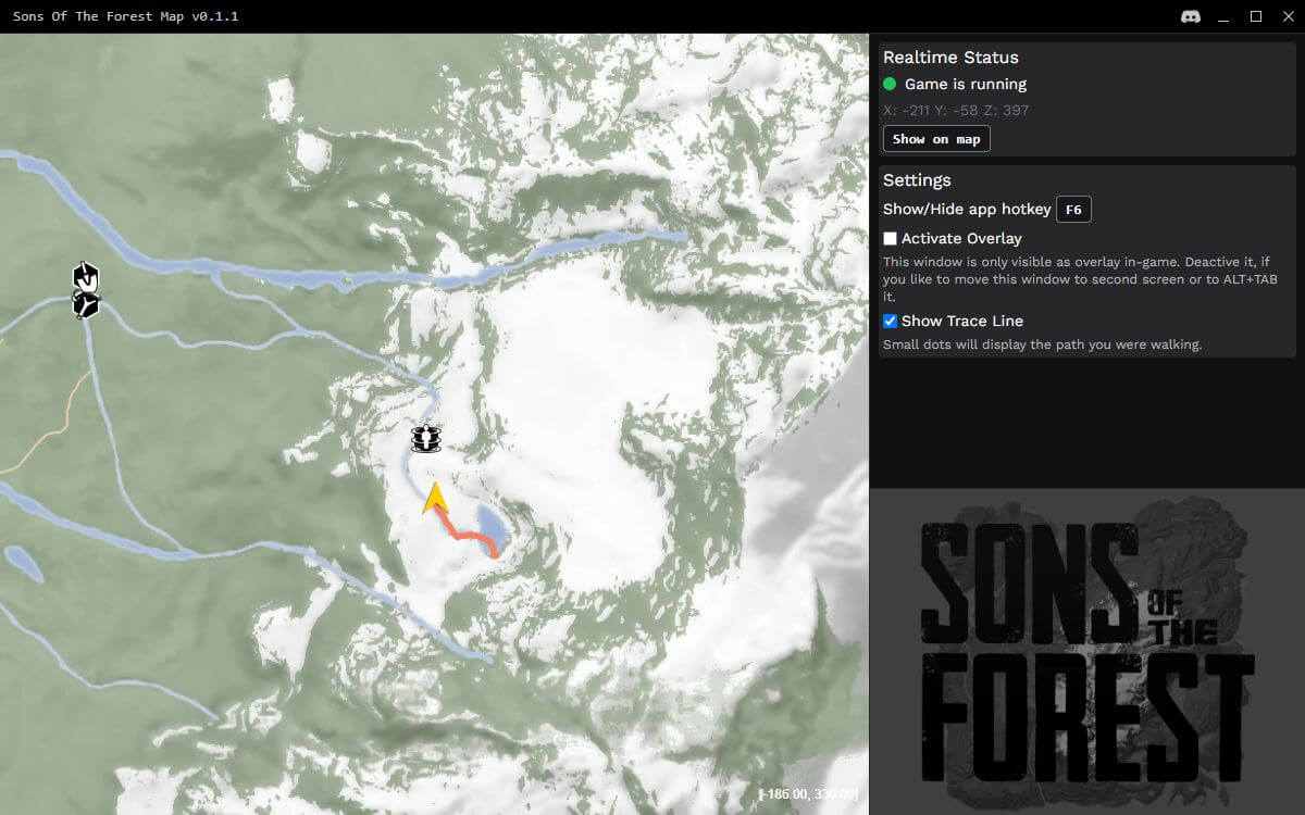 Sons Of The Forest Map screenshot 2