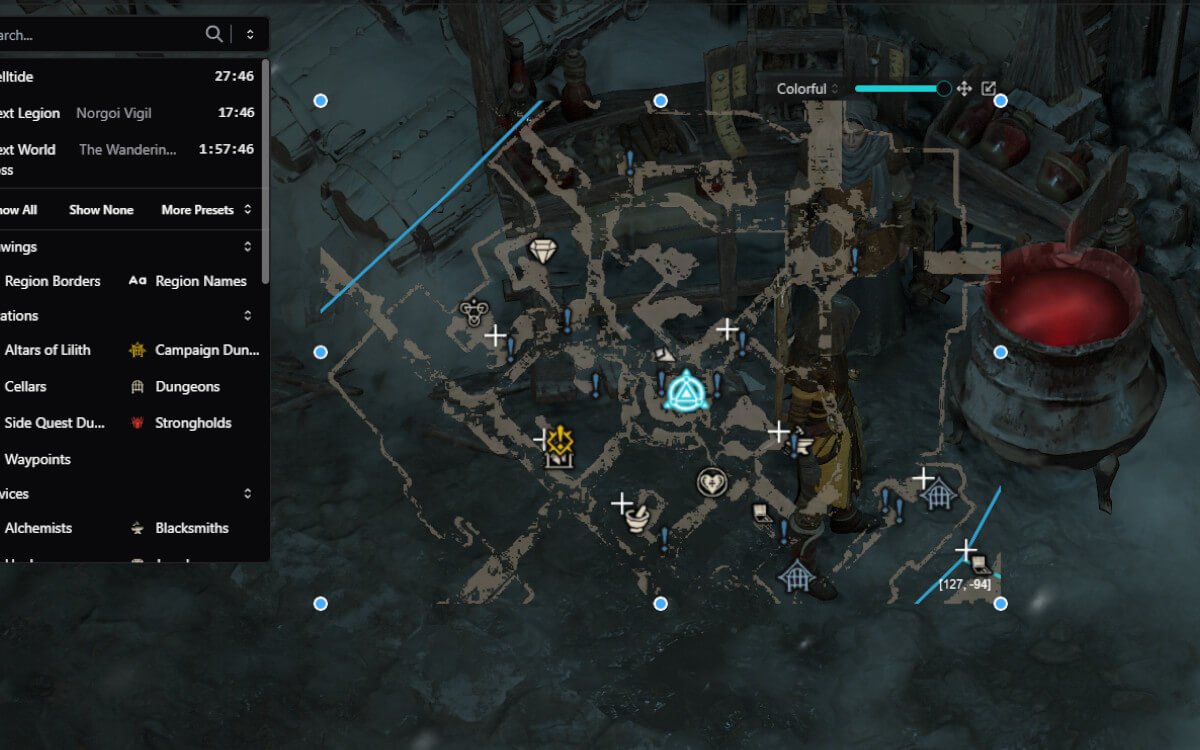 Diablo 4 Map screenshot 2