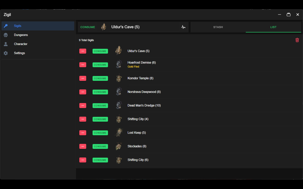 Zigil screenshot 1