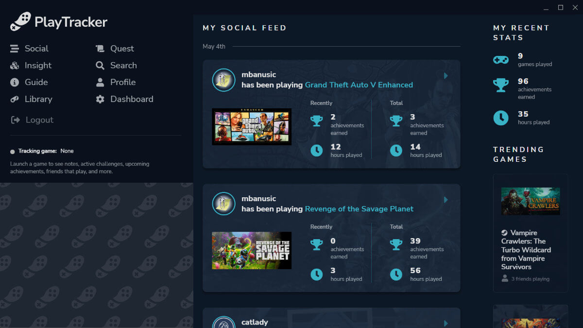 PlayTracker screenshot 4
