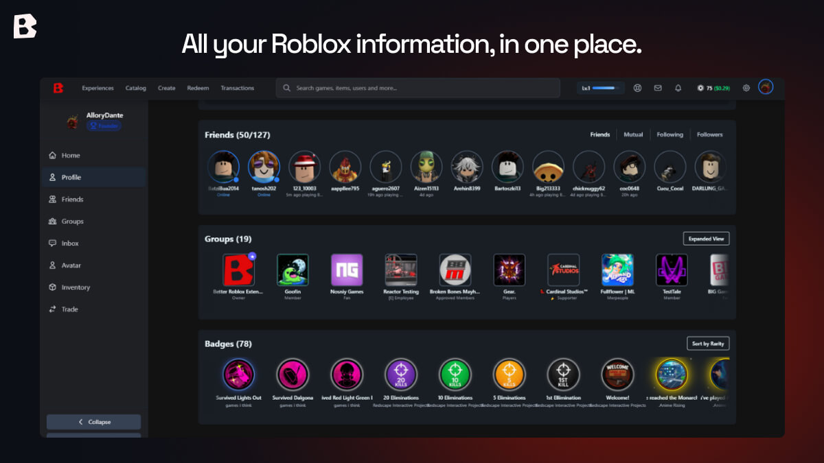 BetterBLOX screenshot 4