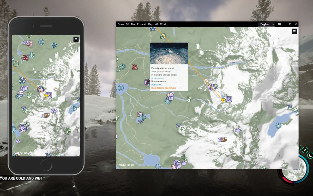 Sons Of The Forest Map screenshot 1