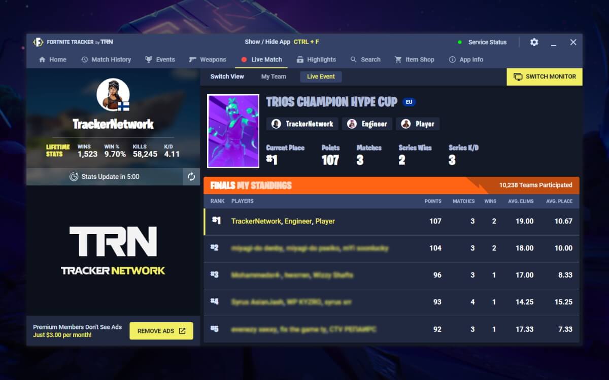 Fortnite Tracker screenshot 4