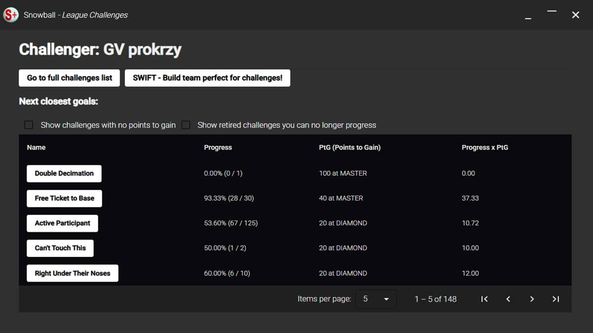 Snowball screenshot 1