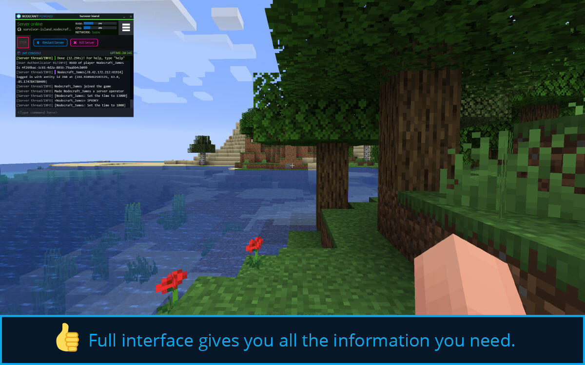 Nodecraft Powered screenshot 1
