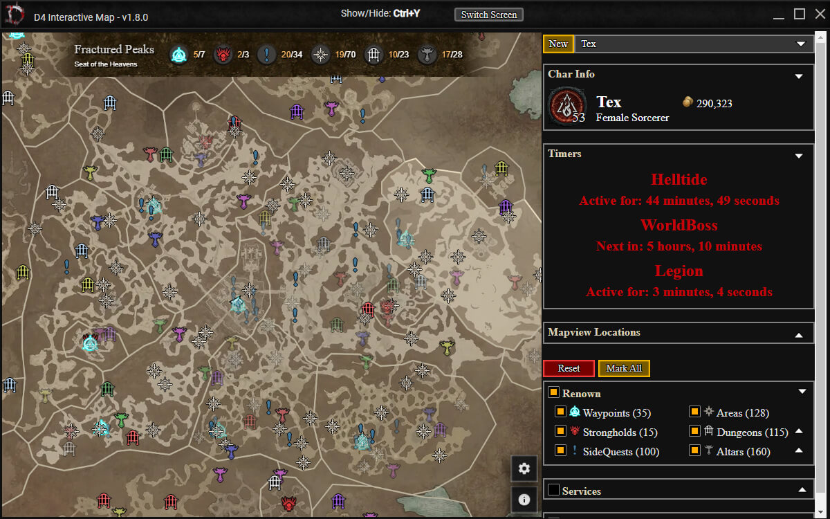 D4 Interactive Map screenshot 4