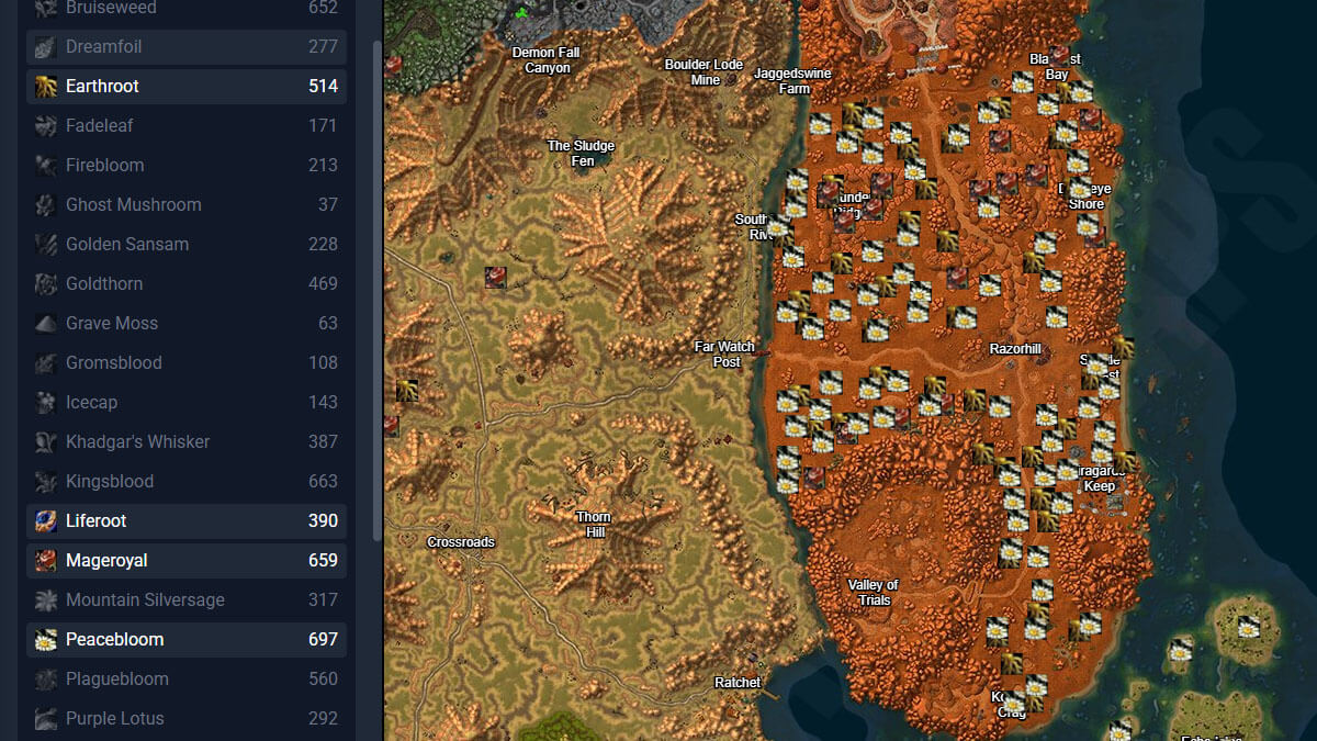 WoW Interactive Map screenshot 5