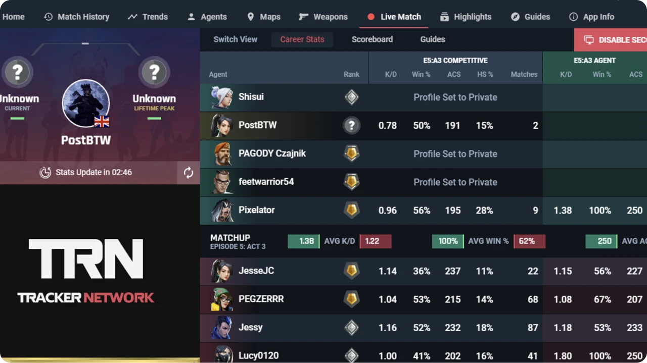 Valorant Tracker screenshot 2