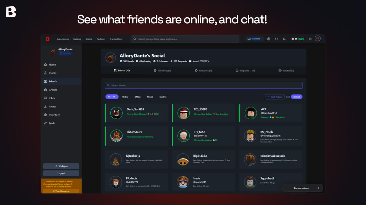 BetterBLOX screenshot 2
