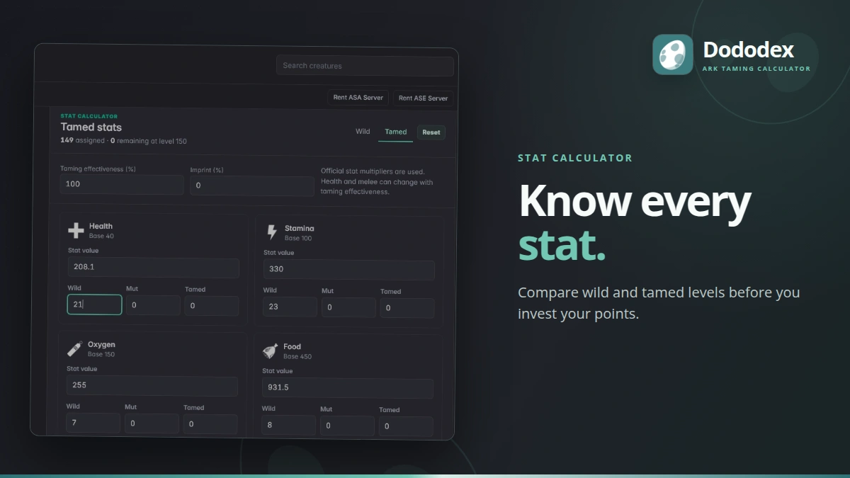 Dododex screenshot 4