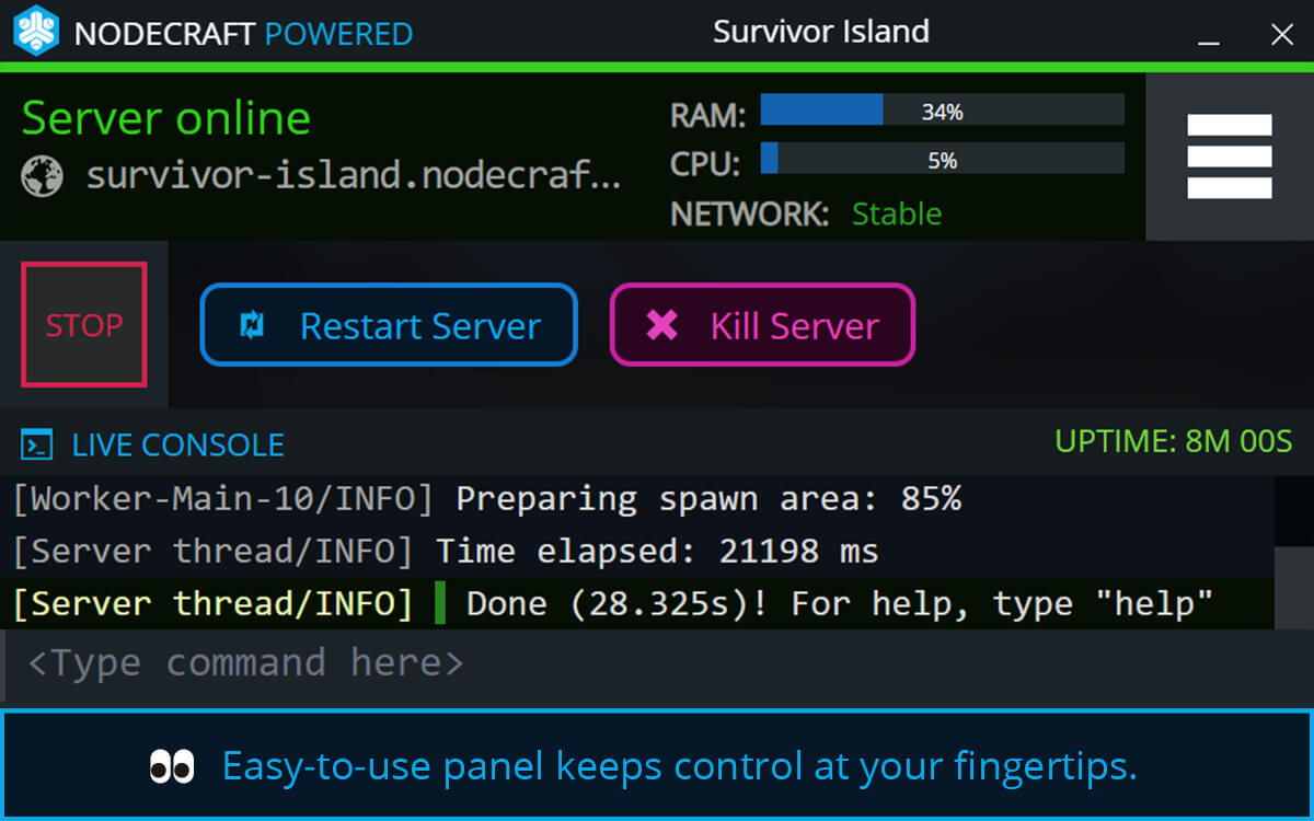 Nodecraft Powered screenshot 4