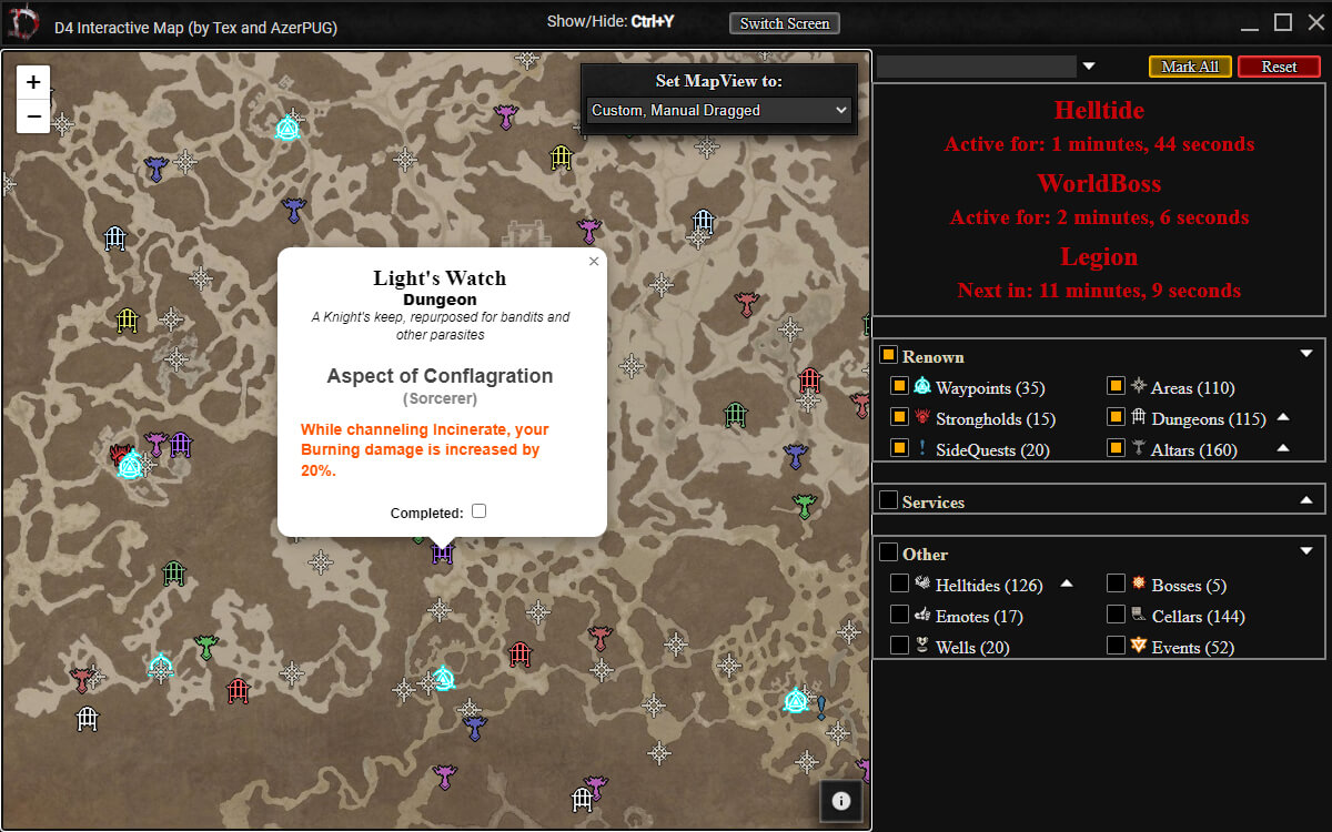 D4 Interactive Map screenshot 1