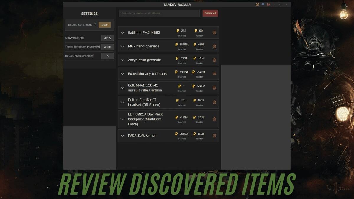 Tarkov Bazaar screenshot 2