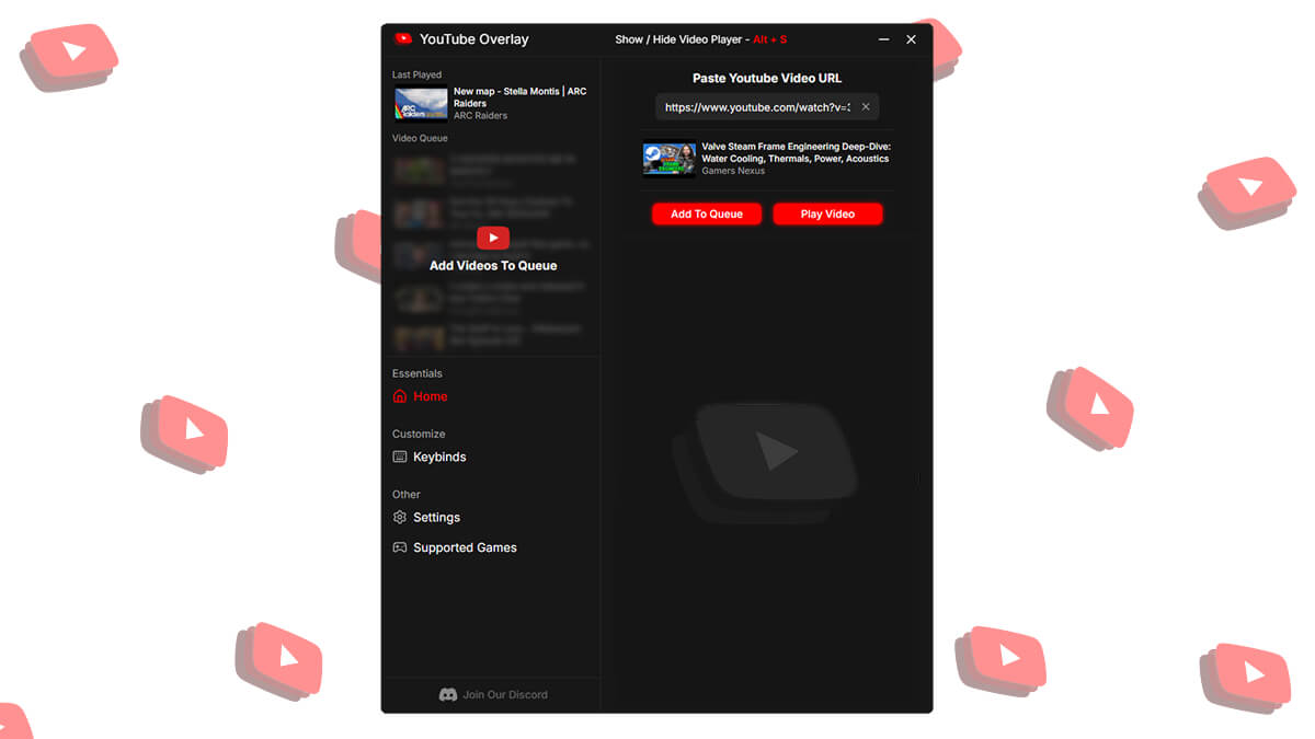 YouTube Overlay screenshot 2