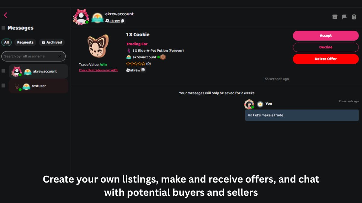 Traderie screenshot 4