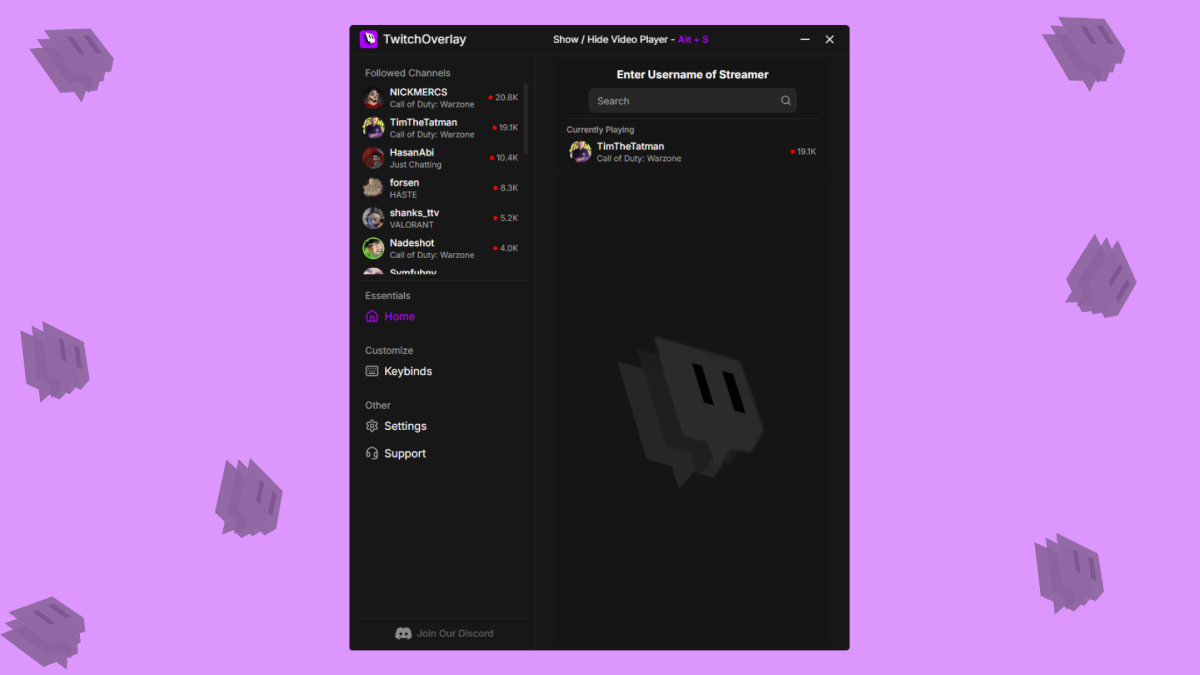 Twitch Overlay - Electron screenshot 2