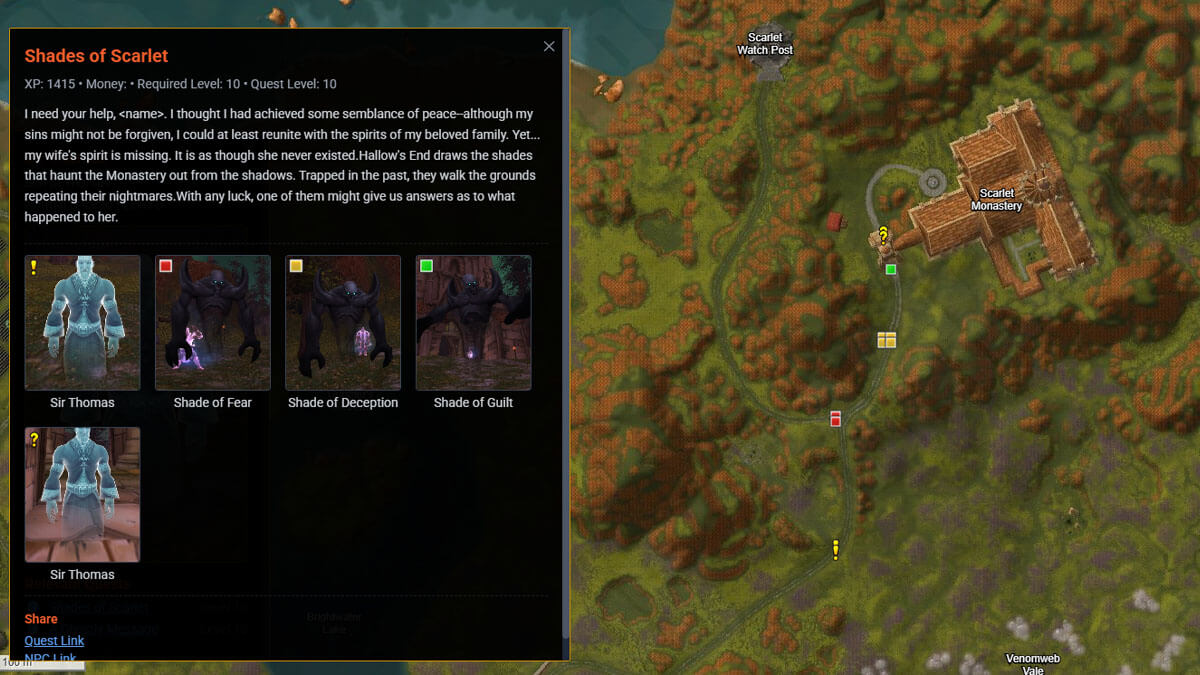 WoW Interactive Map screenshot 3