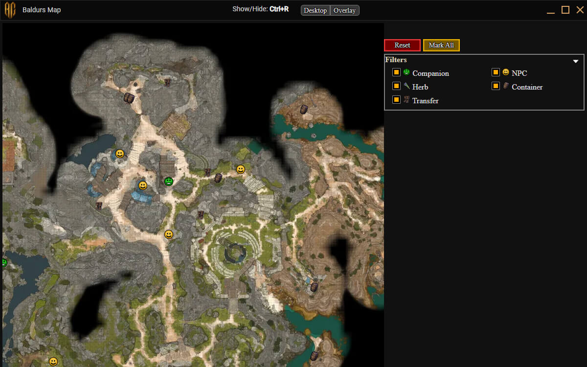 Baldurs Map screenshot 1