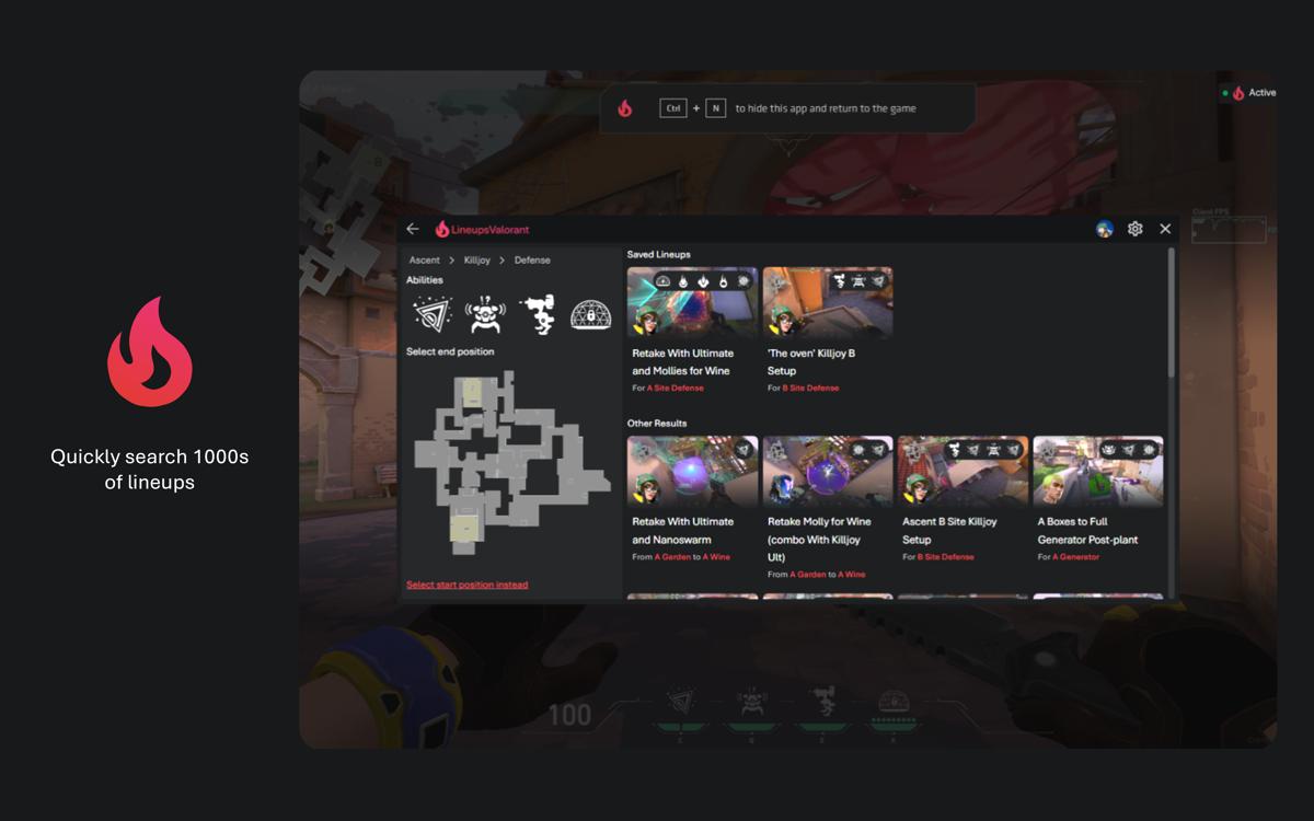 LineupsValorant Overlay screenshot 3