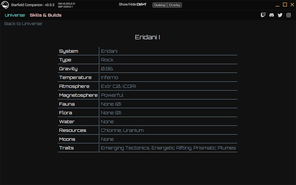 Starfield Companion screenshot 1