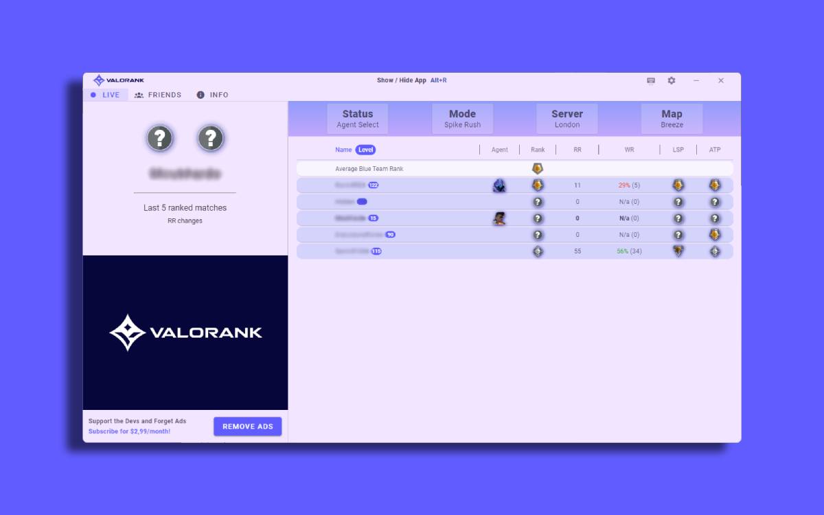 Valorank screenshot 1
