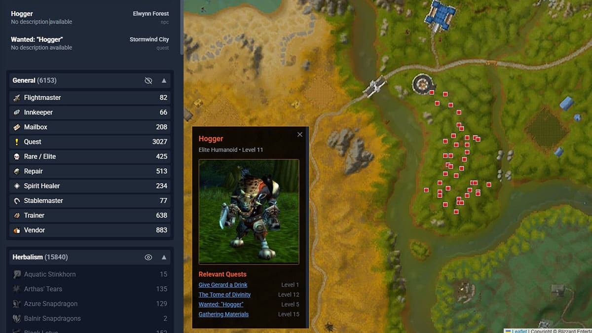 WoW Interactive Map screenshot 4