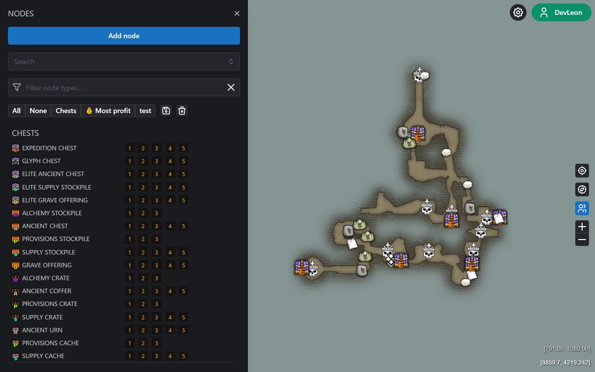 Aeternum Map - New World screenshot 2