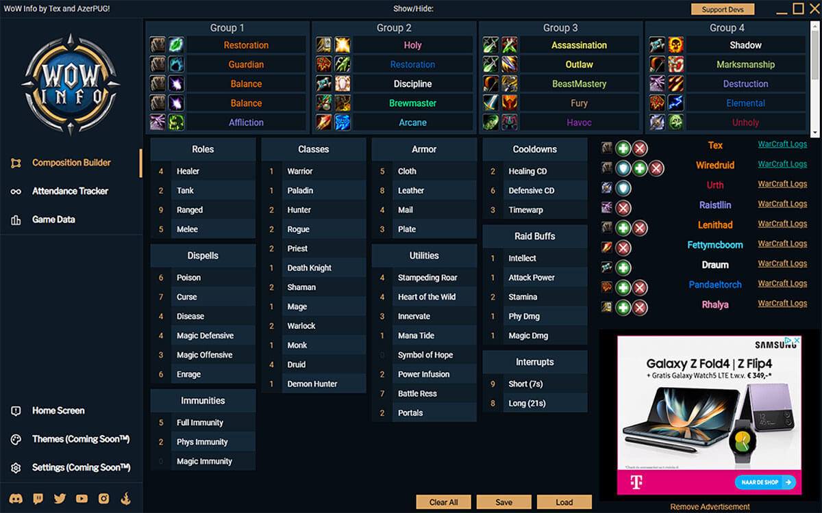 WoW Info screenshot 1