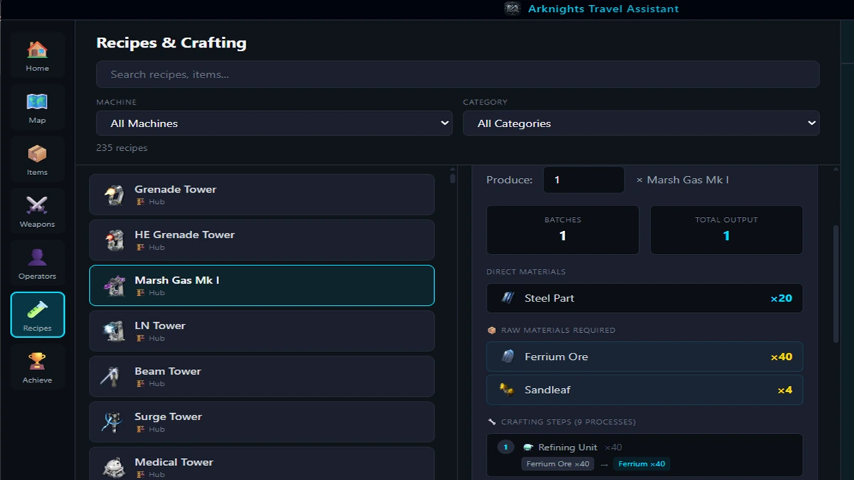 Arknights Travel Assistant screenshot 3