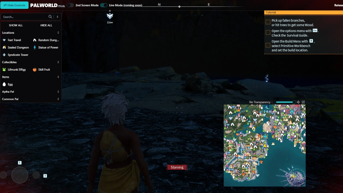 Palworld Interactive Map screenshot 1