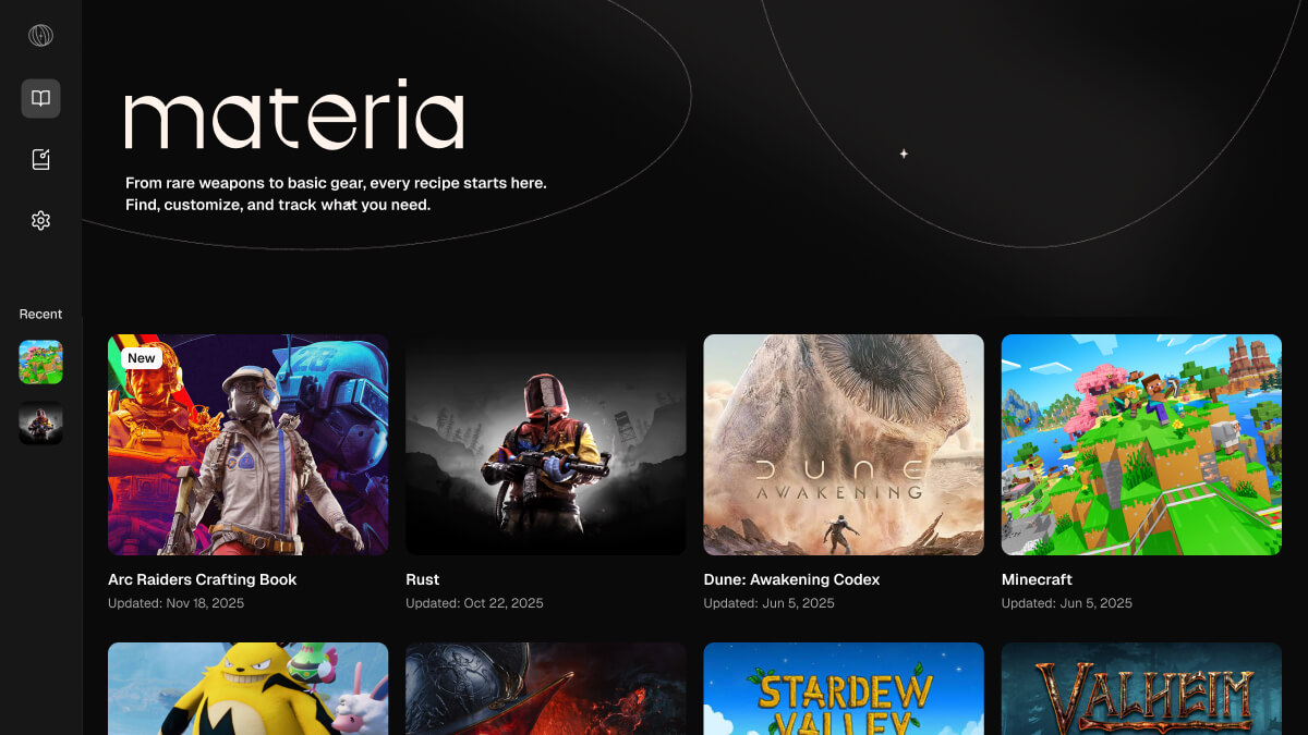 Materia screenshot 3