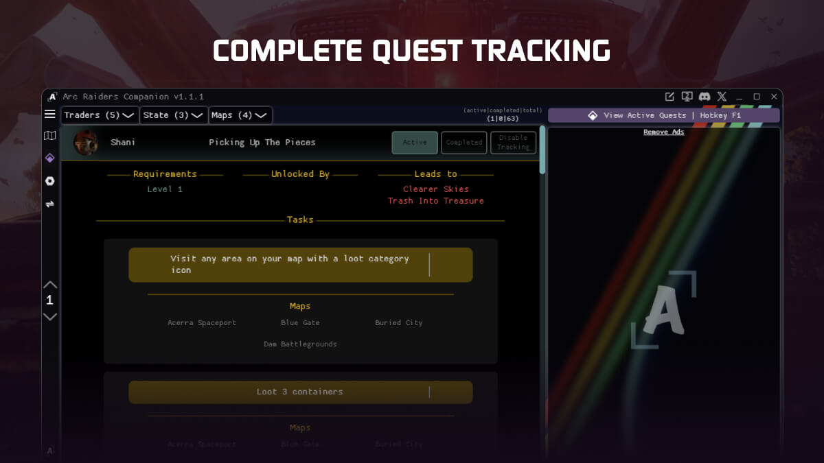 Arc Raiders Companion screenshot 5